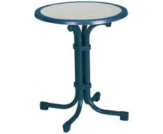 BEST 26536020 Tisch Boulevard rund, Durchmesser 60 cm, blau