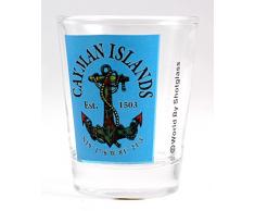 CAYMAN Inseln Anchor Shot Glas