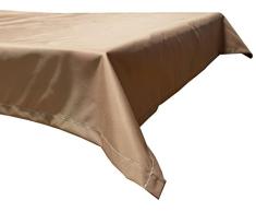 Beo Quadratische Wasserabweisende Tischdecke 100% Polyester in Sand 110x140cm