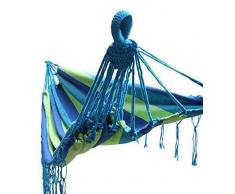 tevenger Hängesessel Hängematte Hängeliege Hängestuhl Möbel Outdoor Garten Auswahl Motiv grün blau mit Fransen