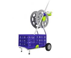 KOKIDO Chlorgas-Wagen mit Schlauchtrommel kaddy Pool KOKIDO Chlorgas für Tablet