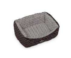Nobby Komfortbett SEOLI dunkelgrau / hellgrau L x B x H: 75 x 60 x 23 cm