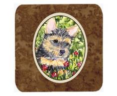 Caroline s Treasures ss8893fc Norwich Terrier Schaumstoff Untersetzer (4 Stück), 8,9 cm H x 8,9 cm W, multicolor