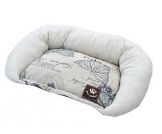 VADIGRAN Sofa für Hunde Stil Schmetterling weiß/blau 80 x 53 cm