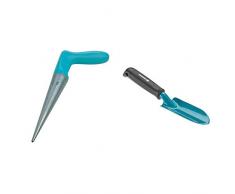 Gardena Pflanzer: Gartengerät zum Pflanzen von Anzucht-Setzlingen & Classic Pflanzkelle Handliche Schaufel für kleinere Pflanzarbeiten, Rutschfester und ergonomischer Griff, Arbeitsbreite 6 cm