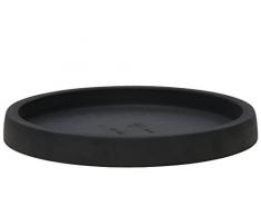 Floralo Untersetzer Terni frostsicher, rund, schwarz / granit, 63 cm