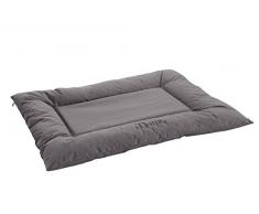 HUNTER Gent Hundebett, wasserabweisend, schmutzabweisend, antibakteriell, 100 x 70 cm, grau