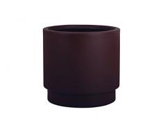 Hobby Flower Basic Blumentopf rund mit Selbstbewässerung 35 x 35 cm schokoladenbraun