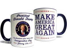 Donald Trump Inauguration Tasse – Make America Great Again – Qualität A Made in USA Keramik 313 ml Tasse – perfektes Geschenk