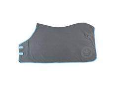 PFIFF 102254-96-155 Fleecedecke -Reno- Pferdefleecedecke, Einheitsgröße, grau