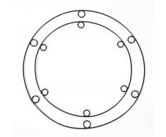 Haxnicks Glasglocke im frame070101 Set von 2 zuckerrohr, mehrfarbig, 50 x 45 x 0,03 cm