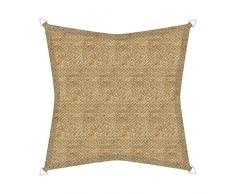 Windhager Sunsail ADRIA Quadrat, Sonnensegel, Sonnenschutz, 3,6 x 3,6 m (gleichschenkelig), UV-Schutz, witterungsbeständig und atmungsaktiv, 10964, BEIGE