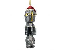 Christbaumschmuck - Mittelalterliche Helm Totem-Feiertags-Verzierung - Ritter Helm Rüstung Totem Statue