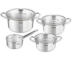 Tefal Simpleo B907S7 Topf-Set (Edelstahl, Edelstahl, Edelstahl, Edelstahl, 250 °C, vietnam), 4-teilig