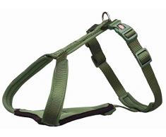 TRIXIE 1998919 Premium Geschirr, XL-XXL: 90-110 cm/25 mm, Eisgrün, XL