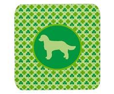 Caroline s Treasures sdk1005-c-fc American Water Spaniel Lucky Shamrock Schaumstoff Untersetzer (4Â StÃ¼ck), 8,9Â cm H x 8,9Â cm W, multicolor