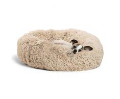 Sheri Calming Shag Kuscheldecke aus veganem Fell, Verschiedene Größen, Donut Small 23, Taupe
