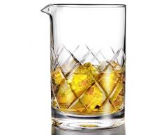 Professionelles Cocktail-Glas – dicker Boden, nahtlos, bleifreies Kristallmischglas 700 ml 1 Pack farblos