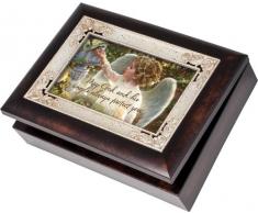 Schmuckkästchen/Schmuckkästchen im Landhausstil mit silberner Inlay