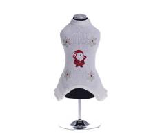 Trilly tutti Brilli Mindy Angora Wolle Pullover mit Bestickt Dekoration und Swarovski, XS, weiß