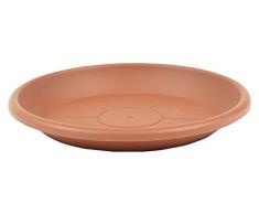 greemotion Blumentopfuntersetzer Terrakotta - Untersetzer Blumen mit 49 cm Durchmesser Höhe 6,8 cm - Pflanzkübel Untersetzer aus Kunststoff - Pflanzenuntersetzer rund - Pflanzen Untertopf
