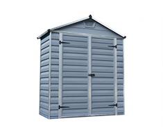 Palram Skylight Shed Gerätehäuser, dunkel grau/anthrazit, 90.2 x 184.2 x 217 cm