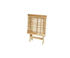 Ploß Outdoor furniture Milford Klapptisch, Eco Teak Natur, 70 x 70 x 75 cm
