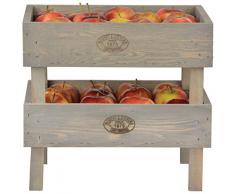 Fallen Fruits Ltd NG33 Aufbewahrungskiste, stapelbar, FSC-Zertifiziert, Grün