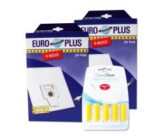 Euro Plus H 6023/2 2er Pack Hoover Staubsaugerbeutel und 5 Conny Clever Duftstaebchen