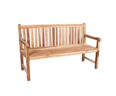 CHICREAT 3 Sitzer Bank Teakholz Gartenbank Teakbank, ca. 150 cm breit