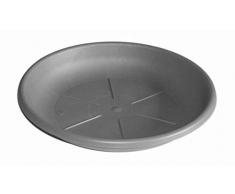 Bama Untersetzer aus Polypropylen, rund, Grau Ø 26 cm