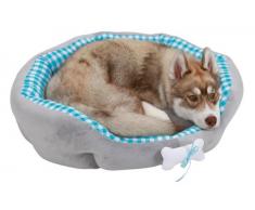 Kerbl 81258 Kuschelbett Best Friends Kids, 60 x 50 x 18 cm, blau