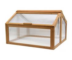 Spear & Jackson COLDFRAME2-FSC Frühbeet, Braun, 90 x 80 x 59 cm