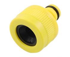 Sourcingmap Kunststoff Garten Spritze Gartenschlauch Sprengler-Adapter/Anschluss, Gelb