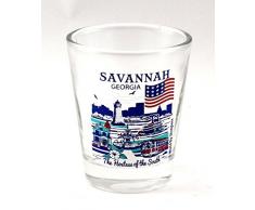 Savannah Georgien Great American Cities Collection Shot Glas