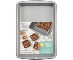 Wilton 2105-961 Kuchenform, rechteckig, 33 x 22,9 cm, Steel, Grey