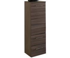 Held Möbel 220.3083 Marinello Midischrank 1-türig, 2 Auszüge, 2 Einlegeböden, 35 x 114 x 35 cm, eiche dunkel