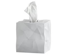 Essey Kosmetiktücher-Box Wipy Cube I, quadratischer Taschentuchspender, Design Taschentuchbox, weiß