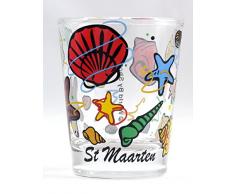 St. Martin Muscheln Shot Glas