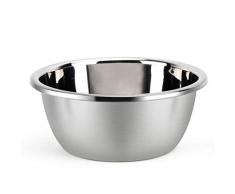 Erya Salatschüssel aus Metall, tief, robust, Metall 12.6 diameter x 5.04H