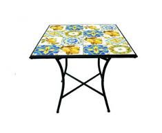 Galileo Casa Tuscany Quadratischer Tisch, Schwarz