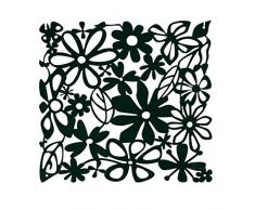 Koziol Raumteiler Alice, Kunststoff, solid schwarz, 0.3 x 27 x 27 cm