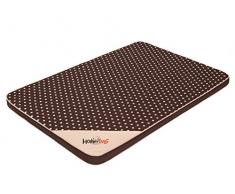 HobbyDog L Mlicbg17 100 X 67 cm L (R2) Light Matratze Braun Mit Tupfen, L, Braun Mit Tupfen