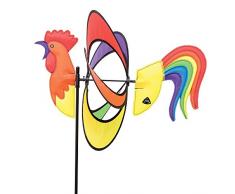 hq-invento Rooster Wetterfahne, Mehrfarbig, 53 x 39 x 97 cm