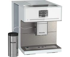 Miele CM 7550 Kaffeevollautomat (Smartphone bedienbar mit WiFiConnect, Kaffeemaschine mit vollautomatischer Entkalkung) weiß