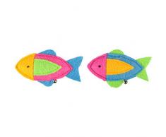 Flamingo 560580 Viny Katzenspielz Fische Mit Glocke Ass