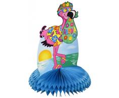 Beistle Flamingo Tafelaufsatz 1 Teil mehrfarbig