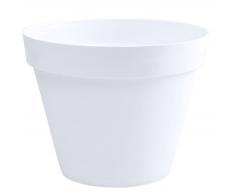 Blumentopf Toskana weiß