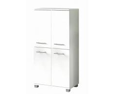 Schildmeyer 119938 Highboard, 36 x 32,5 x 117 cm, weiÃ