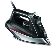 Rowenta DW8210D1 Dampfbügeleisen, Microsteam 400 Soleplate 2 m, 200 g/min, Schwarz, Rot, 50 g/min